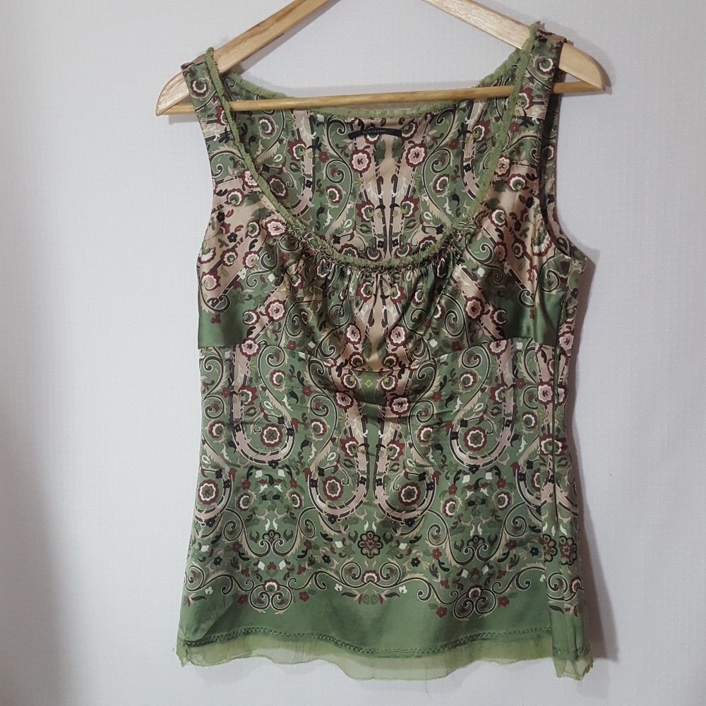 ☆SOLD☆ Elie Tahari Size S silk paisley print tank